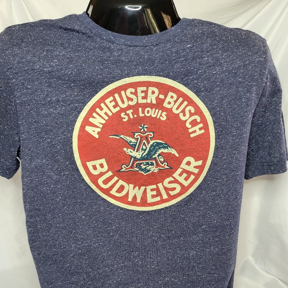 Budweiser Circle Graphic Mens Logo T-shirt (Size L)